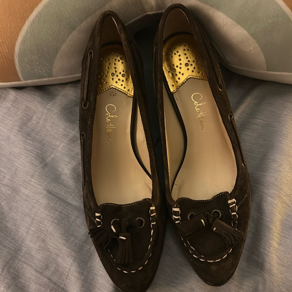 Cole Haan Nike Air Calista Wedge Chocolate Brown
